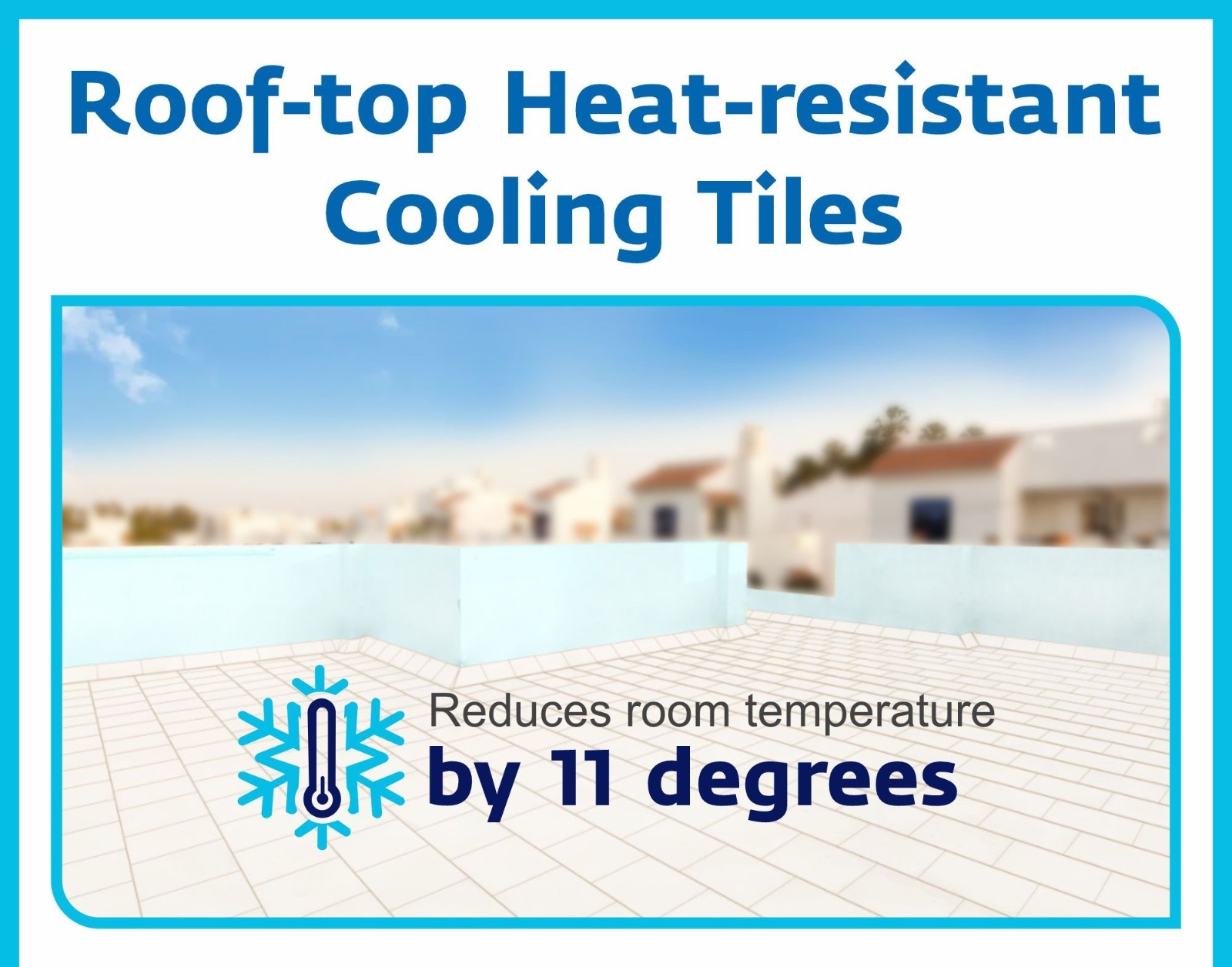 Roof cooling tiles